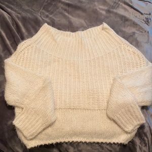 Cream sweater